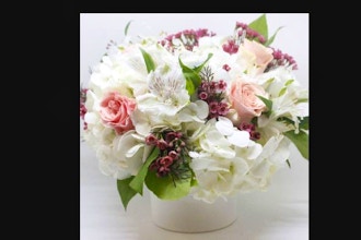 All Ages Flower Workshop: Blush Blooms Arrangement II